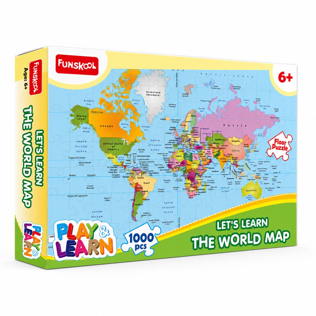 Funskool World Map Puzzle